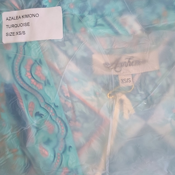 New arnhem azalea kimono robe turquoise XS/S BNWT - Picture 15 of 16